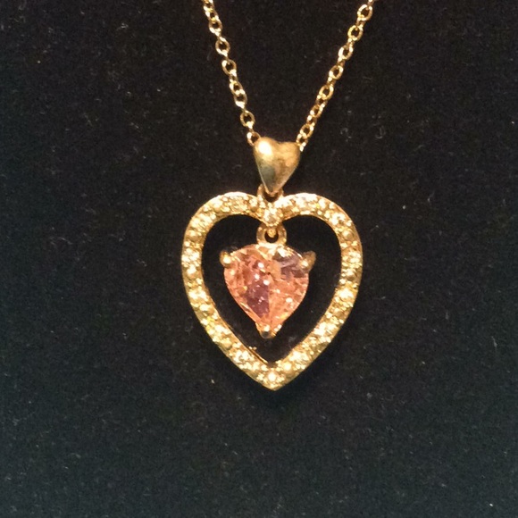 AVON Double Heart Necklace - Picture 2 of 8